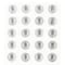 12 Packs: 20 ct. (240 total) 16mm Clear Rhinestone Stickers by Recollections™